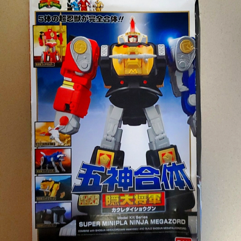 Bandai Shokugan Super Mini PLA Ninja Megazord & Wh